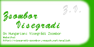 zsombor visegradi business card